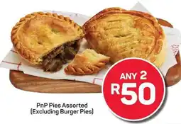 Pick n Pay PnP Pies Assorted (Excluding Burger Pies) offer