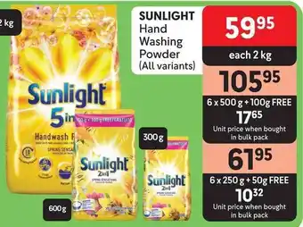 Makro SUNLIGHT Hand Washing Powder offer