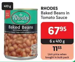 Makro RHODES Baked Beans in Tomato Sauce offer