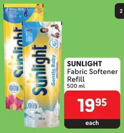 Makro SUNLIGHT Fabric Softener Refill offer