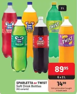 Makro SPARLETTA or TWIST Soft Drink Bottles offer