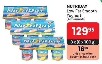 Makro NUTRIDAY Low Fat Smooth Yoghurt offer