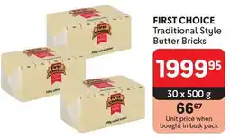 Makro FIRST CHOICE Traditional Style Butter Bricks offer