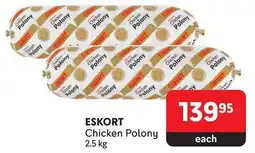 Makro ESKORT Chicken Polony offer