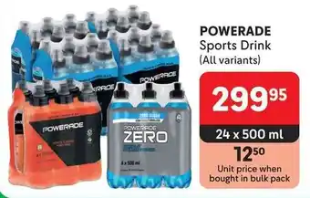 Makro POWERADE Sports Drink offer