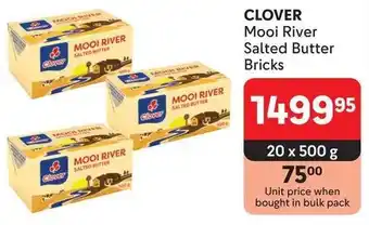 Makro CLOVER Mooi River Salted Butter Bricks offer