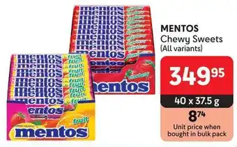 Makro MENTOS Chewy Sweets offer