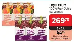 Makro LIQUI FRUIT 100% Fruit Juice offer