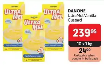 Makro DANONE UltraMel Vanilla Custard offer