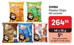 Makro SIMBA Potato Chips offer