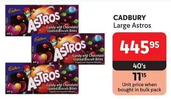 Makro CADBURY Large Astros offer