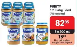 Makro PURITY 3rd Baby Food offer