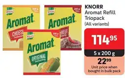 Makro KNORR Aromat Refill Triopack offer