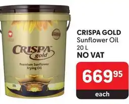 Makro CRISPA GOLD Sunflower Oil offer