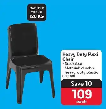 Makro Heavy Duty Flexi Chair offer