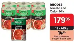 Makro RHODES Tomato and Onion Mix offer