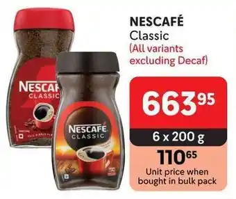 Makro NESCAFÉ Classic offer