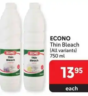 Makro ECONO Thin Bleach offer