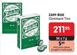 Makro ZAM-BUK Ointment Tins offer