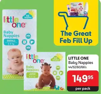 Makro LITTLE ONE Baby Nappies offer