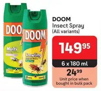 Makro DOOM Insect Spray offer