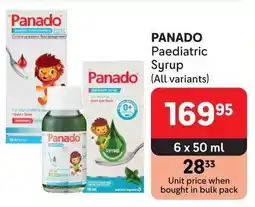 Makro PANADO Paediatric Syrup offer