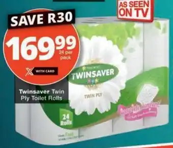 Checkers Hyper Twinsaver Twin Ply Toilet Rolls offer