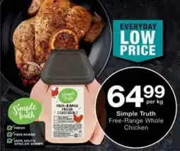 Checkers Hyper Simple Truth Free-Range Whole Chicken offer