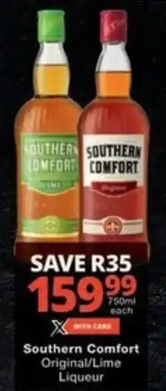 Checkers Hyper Southern Comfort Original/Lime Liqueur offer