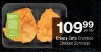 Checkers Hyper Crispy Cuts Crumbed Chicken Schnitzel offer