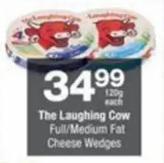 Checkers Hyper The Laughing Cow Full/Medium Fat Cheese Wedges offer