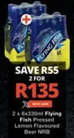 Checkers Hyper Flying Fish Pressed Lemon Flavoured Beer NRB offer