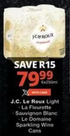 Checkers Hyper J.C. Le Roux Light offer