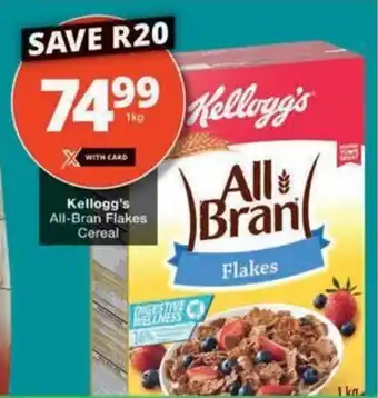 Checkers Hyper Kellogg's All-Bran Flakes Cereal offer