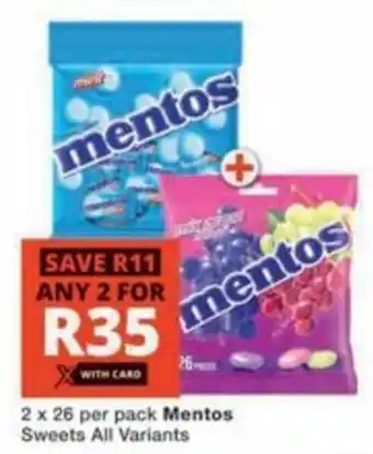 Checkers Hyper Mentos Sweets All Variants offer