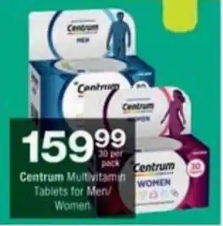 Checkers Hyper Centrum Multivitamin Tablets for Men/ Women offer