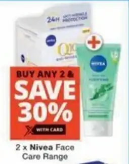 Checkers Hyper Nivea Face Care Range offer