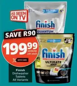 Checkers Hyper Finish Dishwasher Tablets All Variants offer