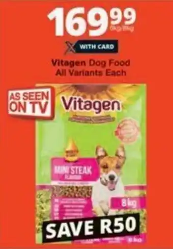 Checkers Hyper Vitagen Dog Food All Variants Each offer