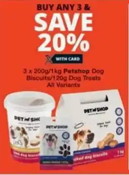 Checkers Hyper Petshop Dog Biscuits/ Dog Treats All Variants offer