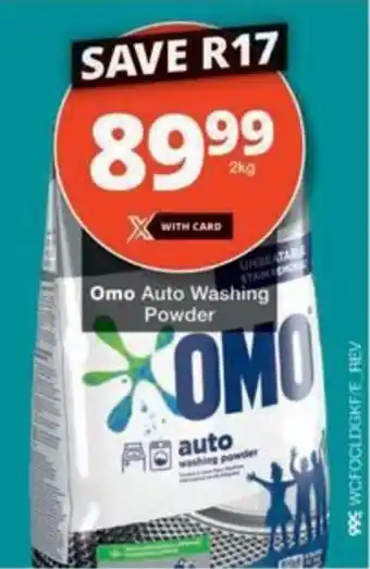 Checkers Hyper Omo Auto Washing Powder offer