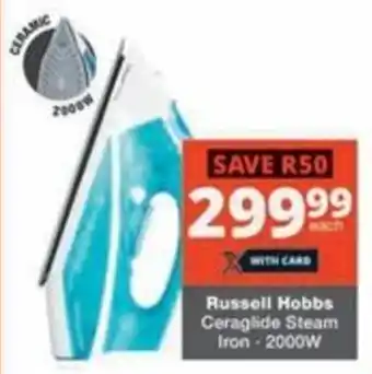 Checkers Hyper Russell Hobbs Ceraglide Steam Iron offer