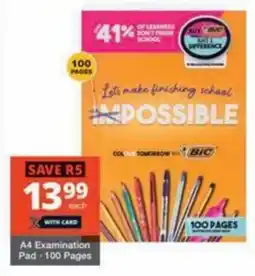 Checkers Hyper A4 Examination Pad offer