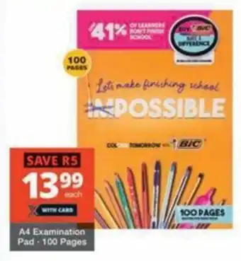 Checkers Hyper A4 Examination Pad offer