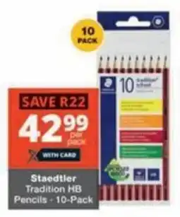 Checkers Hyper Staedtler Tradition HB Pencils offer