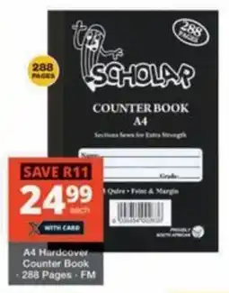 Checkers Hyper A4 Hardcover Counter Book offer