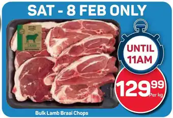 Pick n Pay Hypermarket Bulk Lamb Braai Chops offer