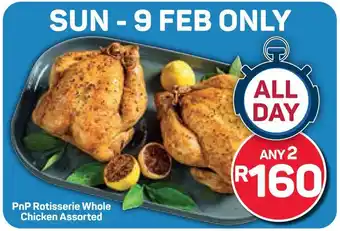 Pick n Pay Hypermarket PnP Rotisserie Whole Chicken Assorted offer