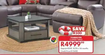 Beares Forrester coffee table offer