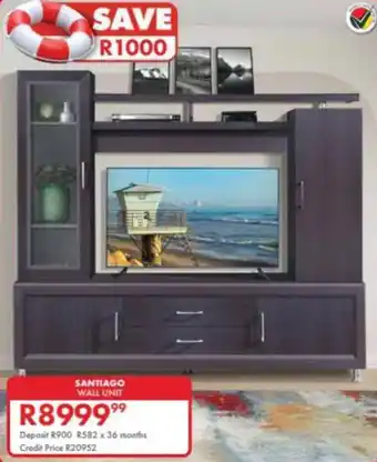 Beares Santiago wall unit offer